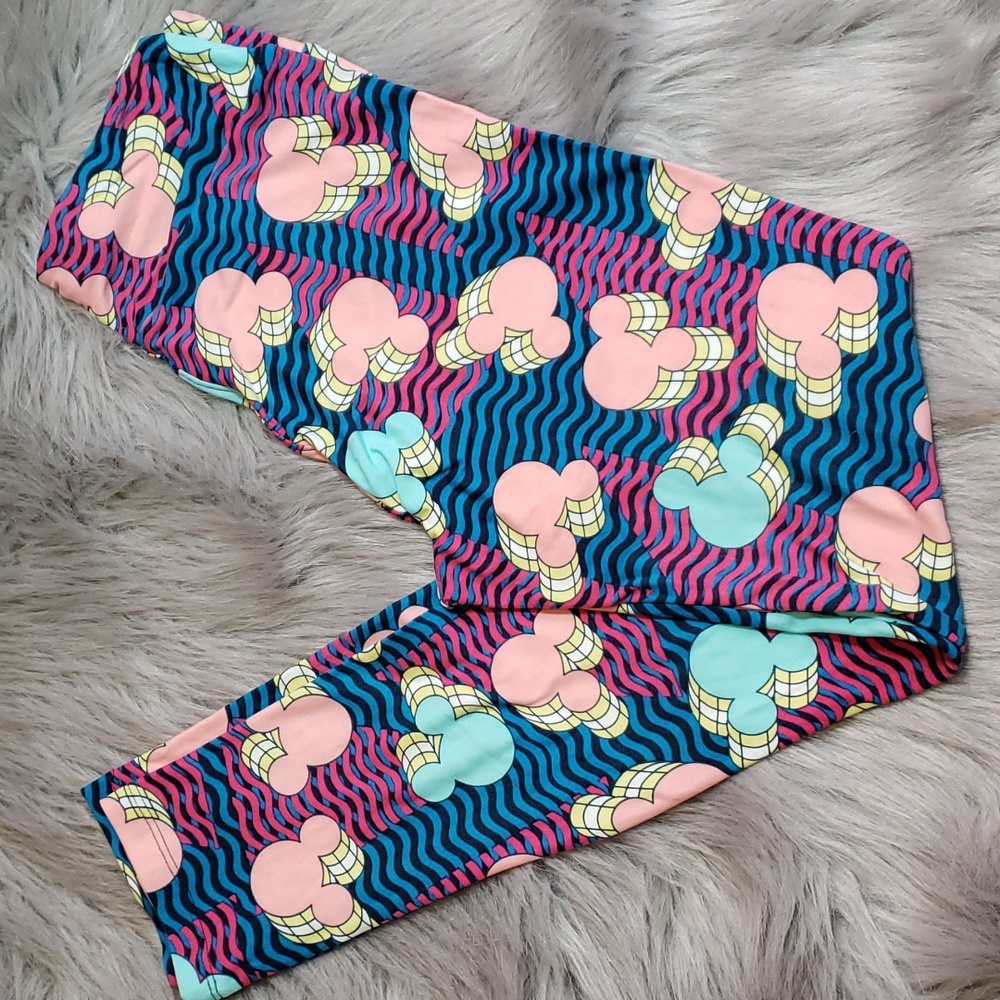 NWOT! LuLaRoe Disney Mickey Mouse Leggings size OS (One Size)